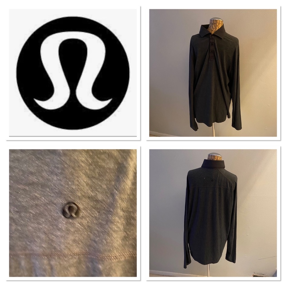 Lululemon Long Sleeve 3 Button Collered Shirt
